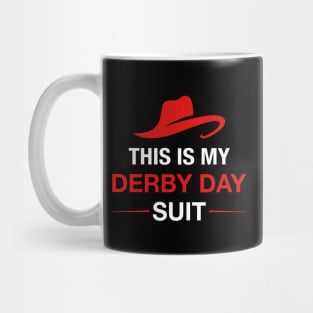 Funny Derby Day Women Hat, Derby Suit Kentucky Horse Racing Design Mug